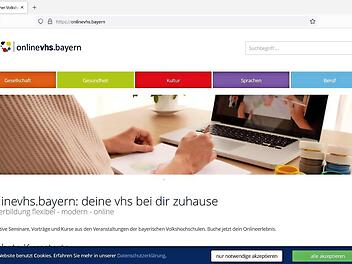 Die neue Webseite der Volkshochschulen