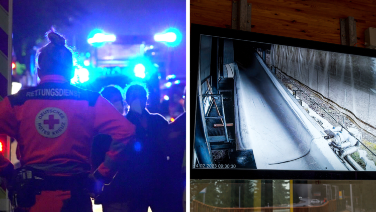 Oberhof: t&ouml;dlicher Unfall auf der Bobbahn