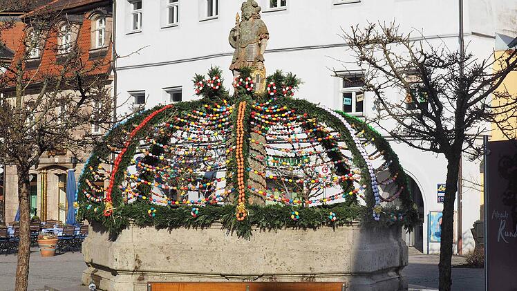Der Zinsfelderbrunnen in Kulmbach Foto: Claudia Meisel