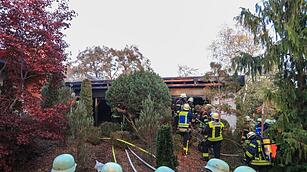 Großbrand im Kreis Bamberg: Wohnhaus steht in Flammen
