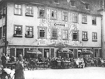 Das Gasthaus Loreley in Coburg: Schon vor 110 Jahren ein Anlaufpunkt beim Pfingstkongress des CC. Foto: CT-Archiv