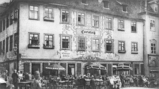 Das Gasthaus Loreley in Coburg: Schon vor 110 Jahren ein Anlaufpunkt beim Pfingstkongress des CC. Foto: CT-Archiv