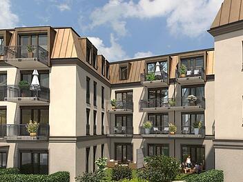 Das geplante Mansardendach des Altenwohnheimes in der Bamberger Straße stieß im Bauausschuss auf Kritik. Foto: R+K Architekten Fürth