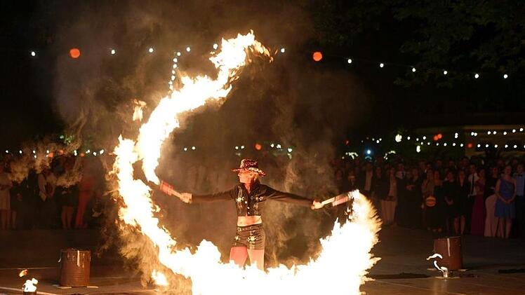Eine feurige Show Foto: Frank T&uuml;rpitz