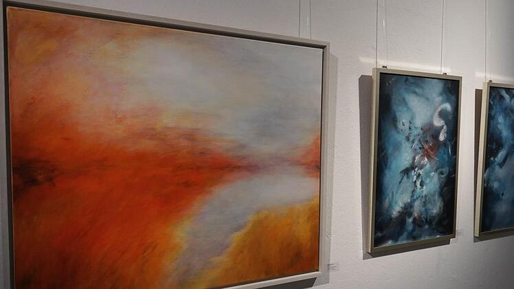 Aus der Ausstellung im Kunstraum   Richard Sänger