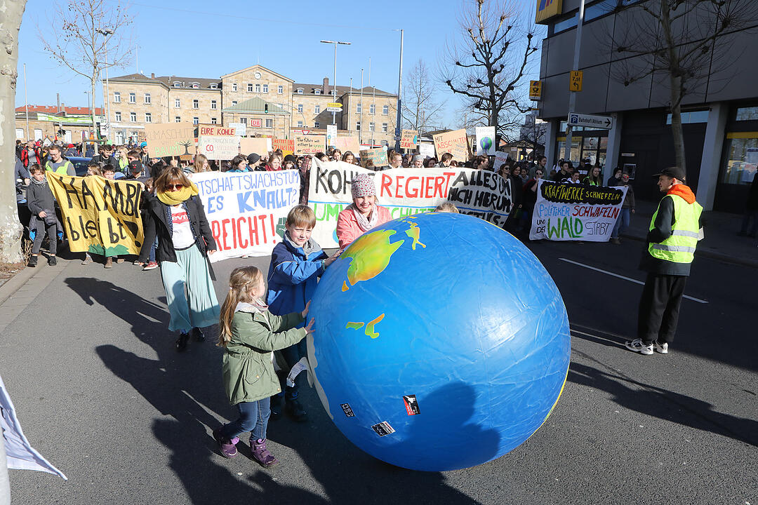 Bamberg; Demo Klima; Foto: Barbara Herbst