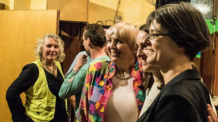 Impressionen vom Wahlkampfauftritt von Claudia Roth beim Kreisverband Coburg-Stadt der GrünenFoto: Jochen Berger