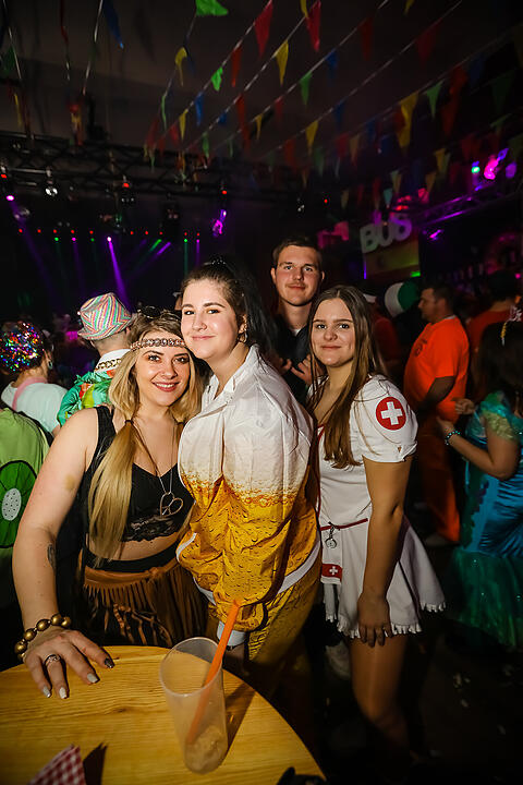 Beste Partystimmung in der Stadthalle