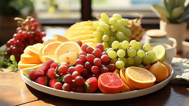Obst, Obstkorb, Obstteller