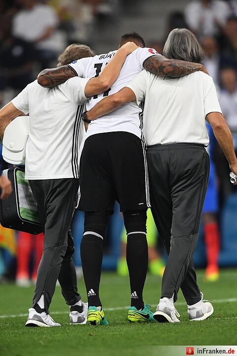 e bittere Niederlage der Deutschen