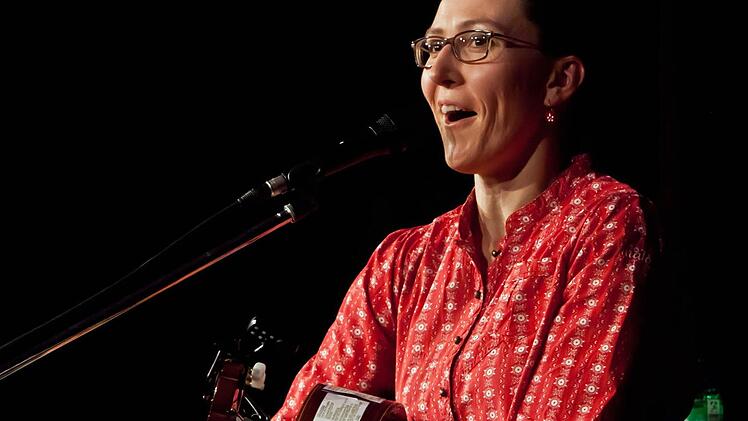 Martina Schwarzmann gastierte mit ihrem neuen Programm im Kongresshaus.Fotos: Jochen Berger