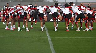 Fu&szlig;ball-Nationalmannschaft: Training
