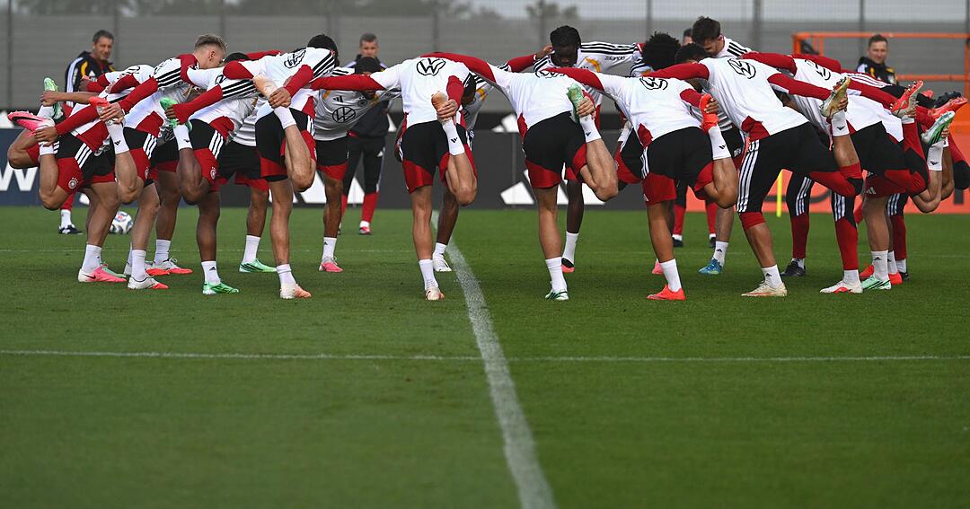 Fu&szlig;ball-Nationalmannschaft: Training