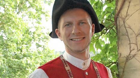 Sebastian Gocker, erster Bierprinz im Landkreis  Foto: Moni Göhr/Landratsamt