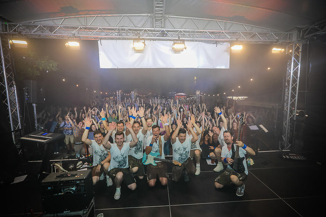 Beste Stimmung beim Stadtfest in Schweinfurt.