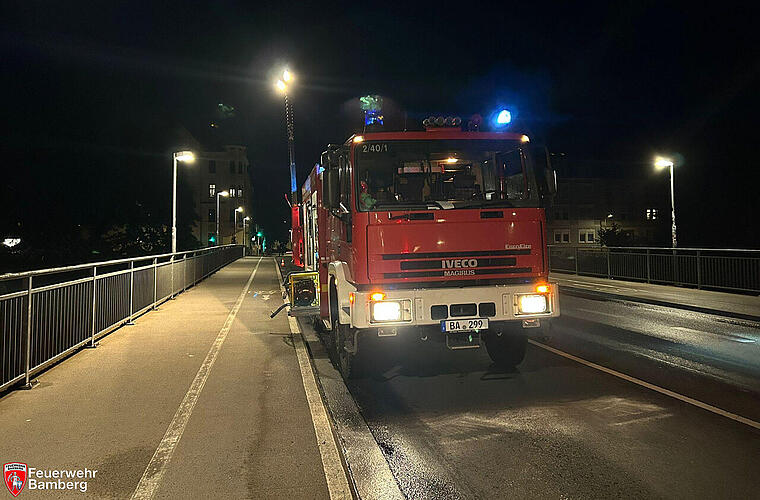 Brandstiftung an Wohnhaus in Bamberg: Bewohner ins Freie gebracht