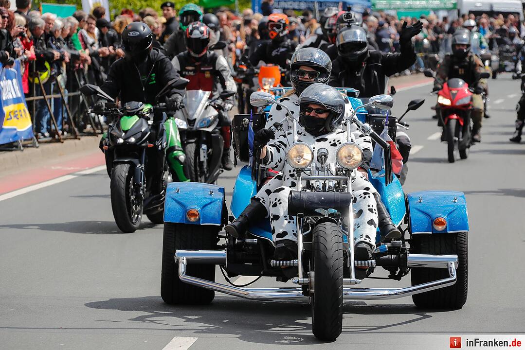 Motorradsternfahrt in Kulmbach: der Sonntag