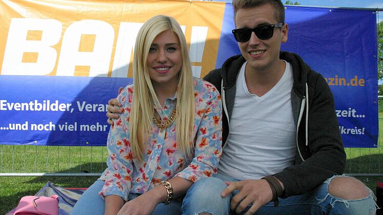 Wahnsinn! Bibi und Julian in Coburg! Foto: Bettina Knauth