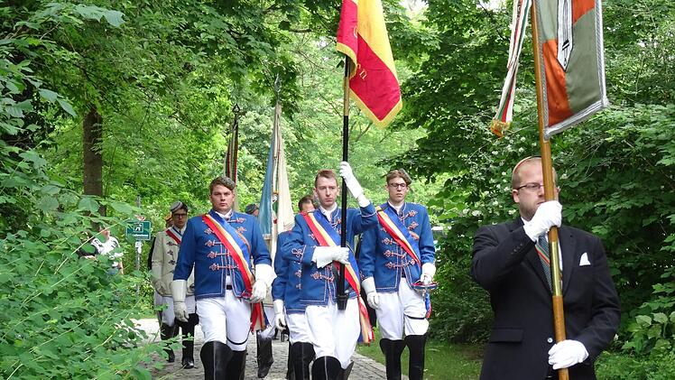 CC-Gedenken am Ehrenmal im Coburger HofgartenFoto: Jochen Berger