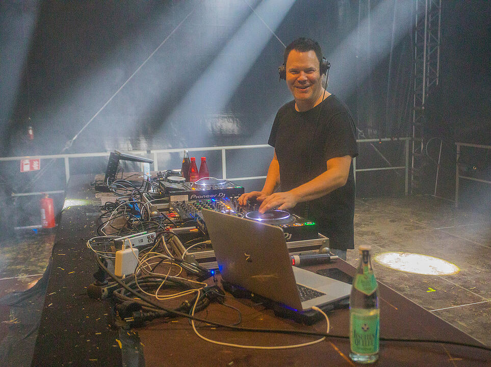 DJ El Mar sorgte für Stimmung.