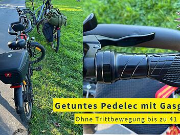 N&uuml;rnberg: Polizei stoppt getuntes E-Bike