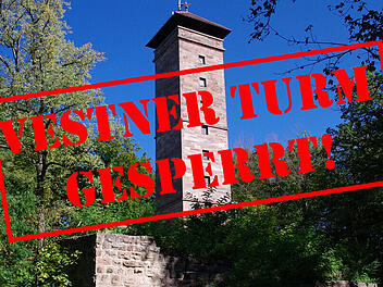 Zirndorf: Vestner Turm bleibt weiter gesperrt - Arbeiten dauern an