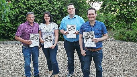 Hans Lunz, Tanja Krebs, Horst Hagen, Markus Dennerlöhr (von links)