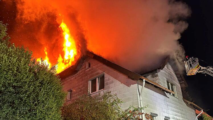 Feuer in einem Wohnhaus in Coburg