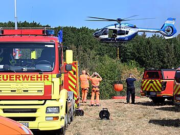 Waldbrand im H&uuml;rtgenwald