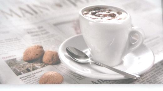 Zeitungsfrühstück