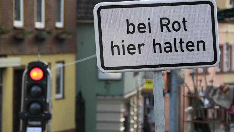 Dieses hier wurde bereits nach drei Stunden umgefahren  ...