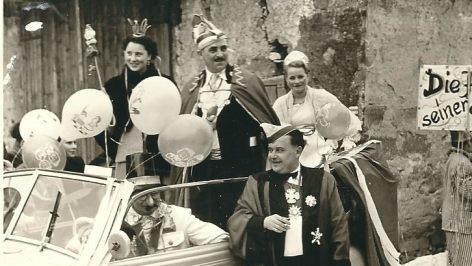 Das Prinzenpaar 1954 Foto: privat