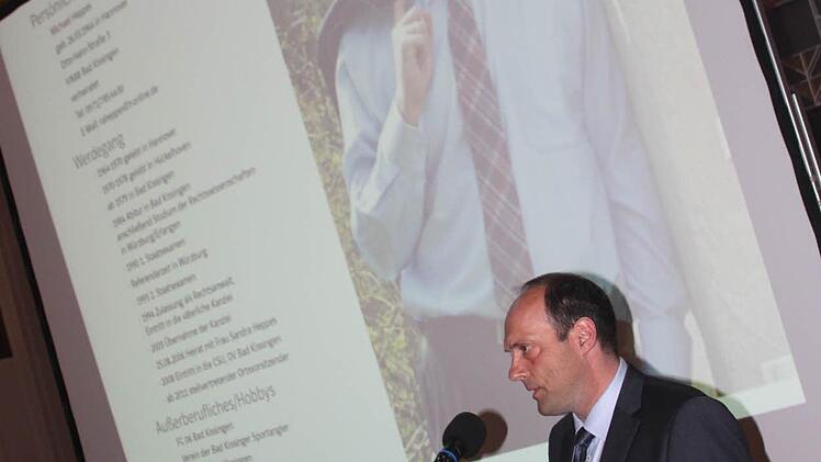 "Gemeinsam und entschlossen können wir es schaffen" - Michael Heppes vor der Stadtversammlung der CSU.