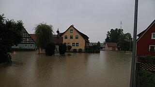 Gewitter: Wassermassen überfluten Landkreis Ansbach
