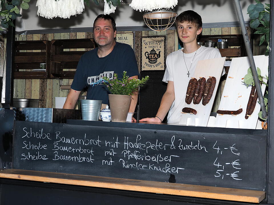 Das Fest fand im Schlosspark statt.