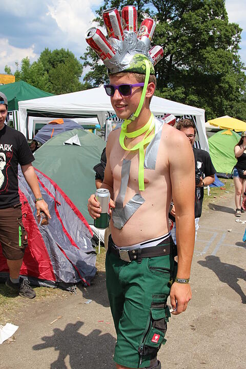Die krassesten Outfits bei Rock im Park 2017
