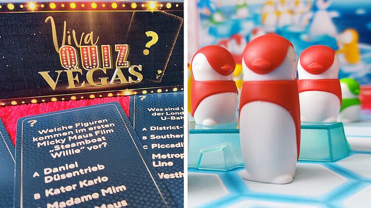 Brettspiel-Tipps für Weihnachten - Viva Quiz Vegas und Kuschel-Kolonien