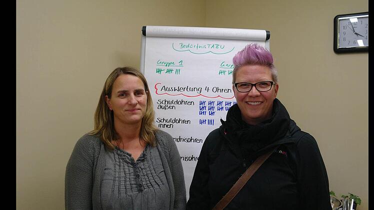 Pamela Huppmann und Silke Limpert-Baumeister können sich besser in ihre Patienten hineinversetzen. Foto: Stephanie Elm