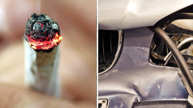 Totalschaden auf A93 nach missgl&uuml;cktem &Uuml;berholman&ouml;ver