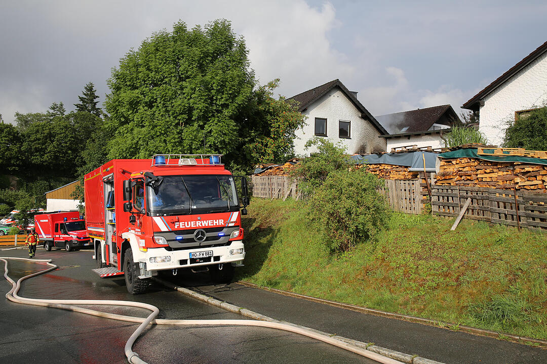 Kreis Hof: 44-Jährige bei Wohnhausbrand verletzt
