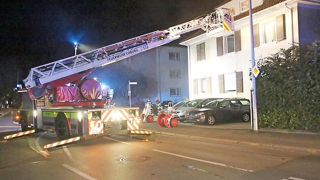 Die Feuerwehr konnte die Flammen z&uuml;gig l&ouml;schen.