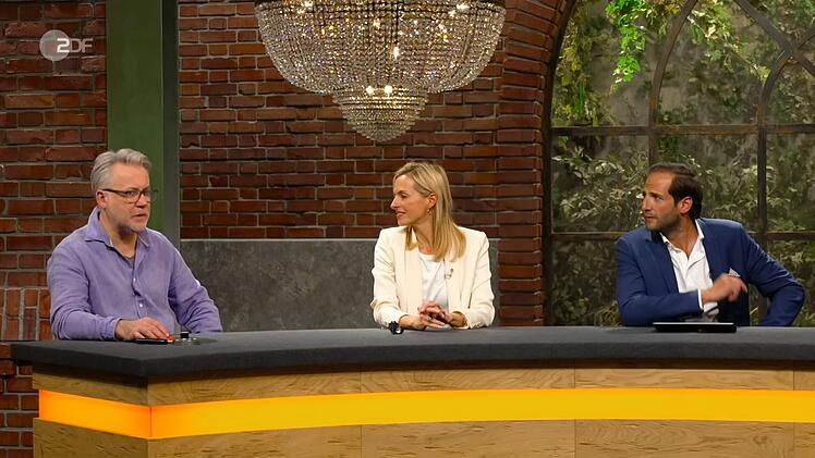 "Ich kaufe viele Lampen, aber davor habe ich ein bisschen Respekt", hielt sich Cizek ganz aus der Verhandlung raus. Daniel Meyer versuchte den Zuschlag bei 300 Euro zu erhalten: "Sie geben ein Problem weiter."