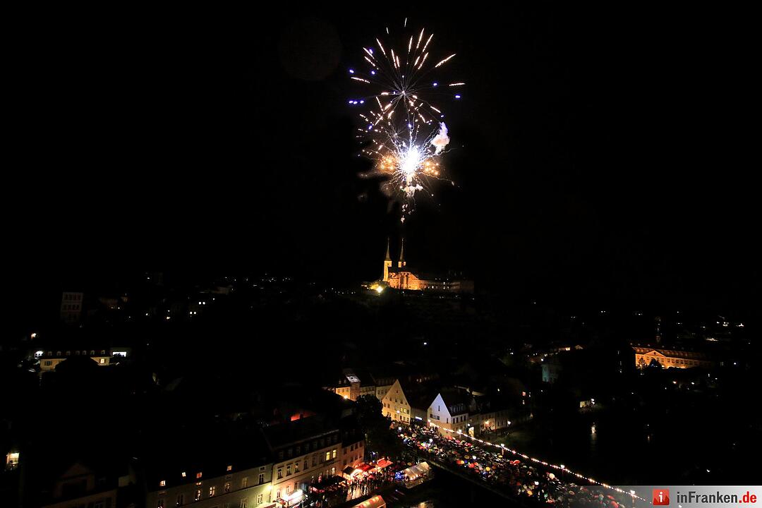 Sandkerwa-Feuerwerk in Bamberg