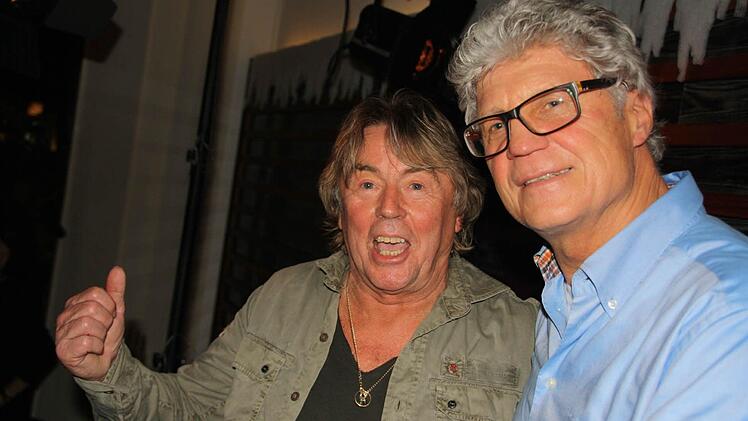 DJs unter sich: Gustl Holzheimer (links) und Wolf-Günter Fuchs. Fotos: Paul Ziegler