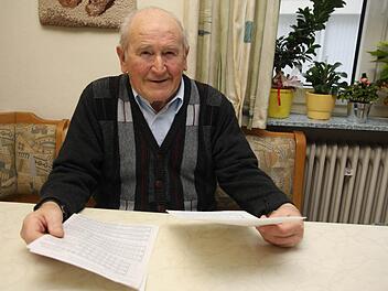 Heinrich Ismeier singt seit 1951 im "Liederkranz". Foto: Galster