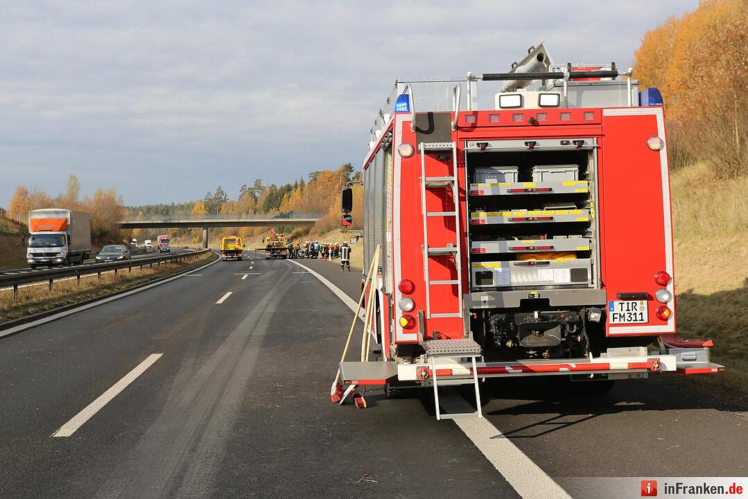 Autobahn-Geisterfahrt endet mit schwerem Unfall