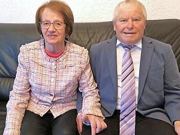 Seit 60 Jahren ein Paar: Rudolf und Hildegard G&uuml;tlein