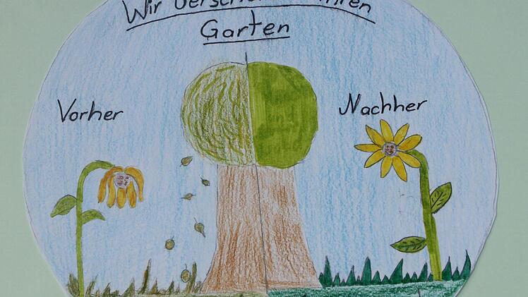 Den zweiten Platz erreichte das Bild der Klasse 3g.