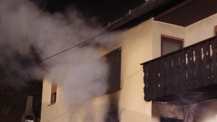 Wohnhausbrand in Schmölz. Foto: Marco Meißner