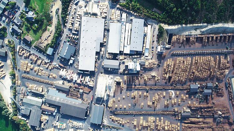 45 Hektar gro&szlig; ist die Betriebsfl&auml;che der Ziegler Group am Stammsitz in Betzenm&uuml;hle. Foto: privat